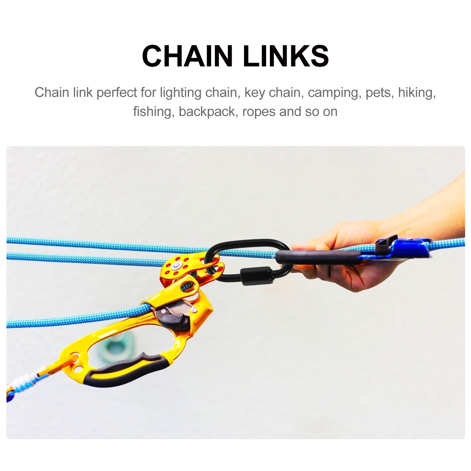 8Pcs Quick Link Chain Connecto - Steel Chain review and price