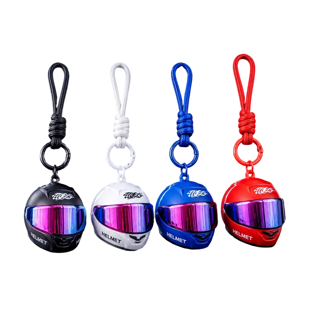 Cool Colorful Helmet Keychain  - Bicycle Chain review and price