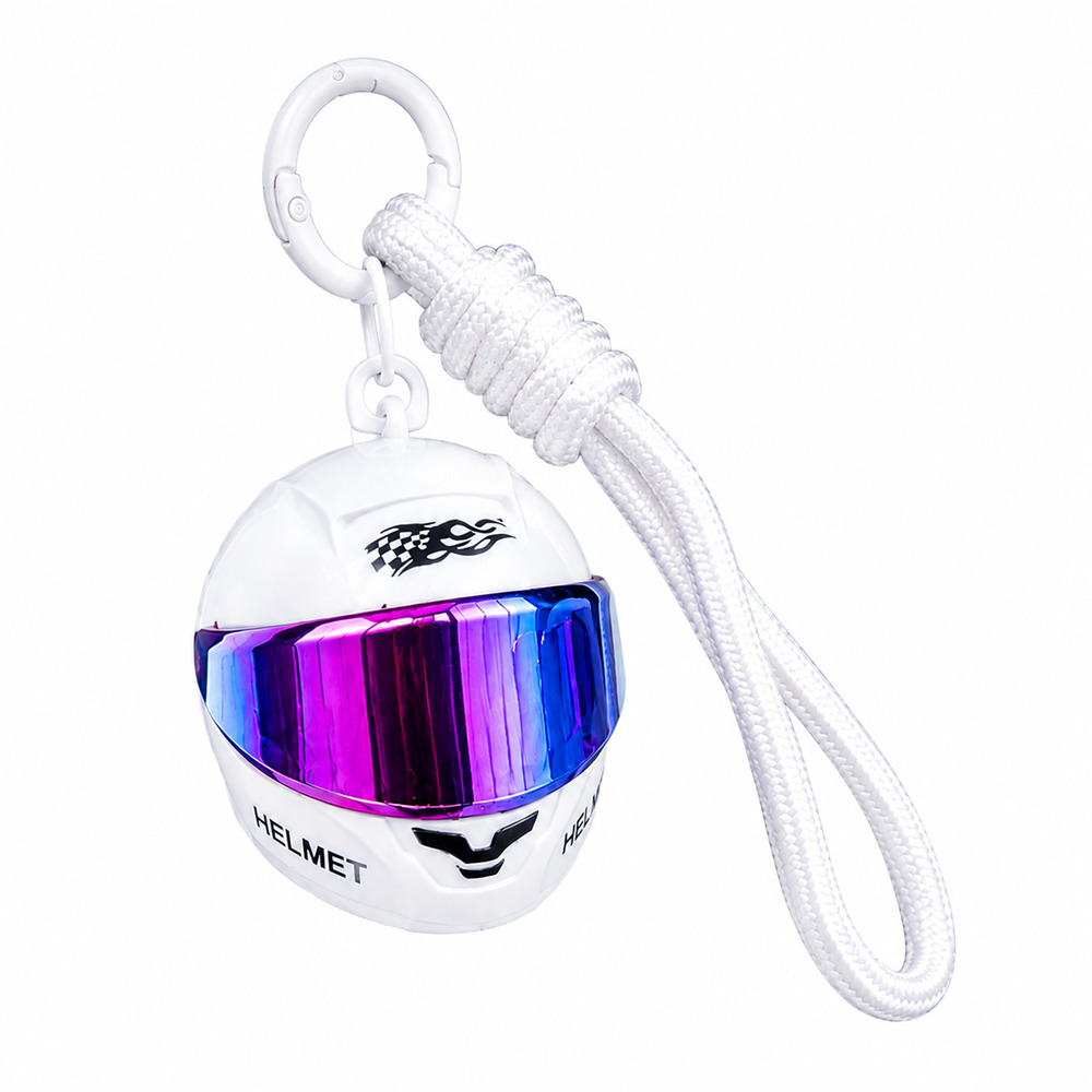 Cool Colorful Helmet Keychain  - Bicycle Chain review and price